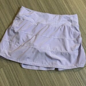 NWOT Pace Rival Mid-Rise Skirt Long- SIZE 4 Lilac Smoke